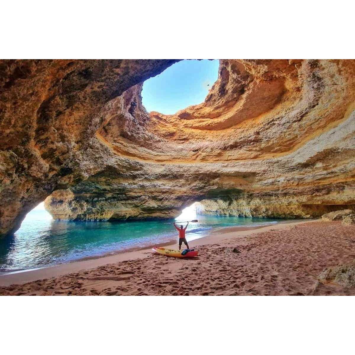 Passeio de Kayak às Grutas de Benagil