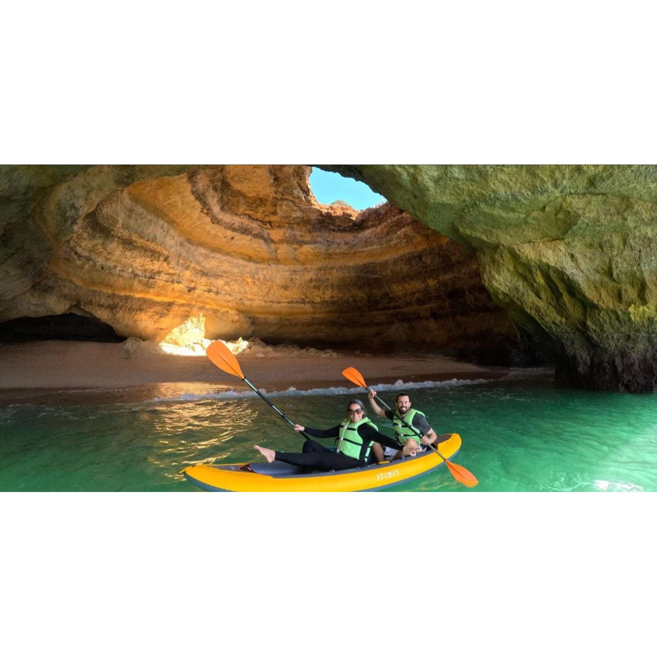 Passeio de Kayak às Grutas de Benagil