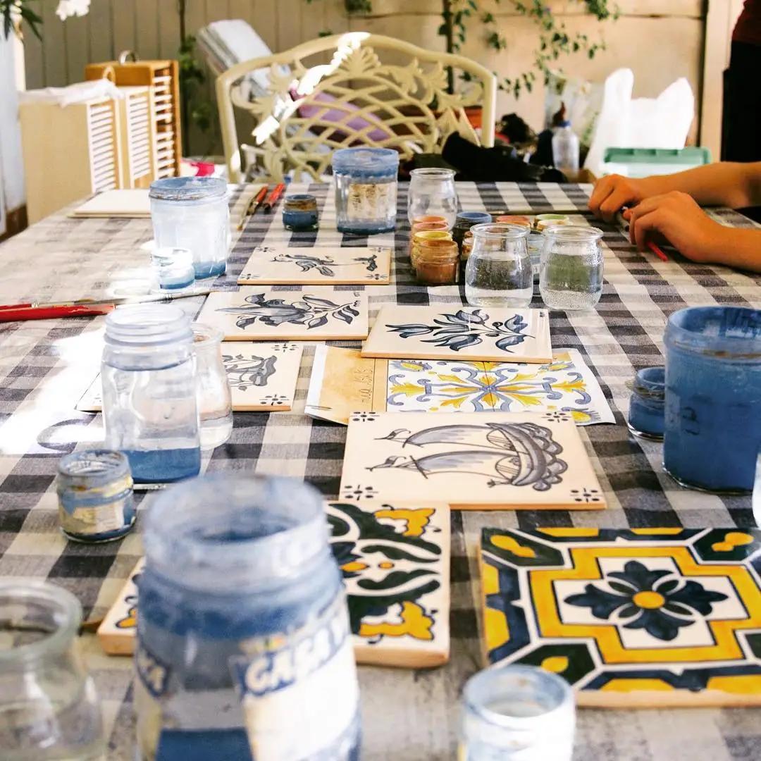 Tile Painting Workshop