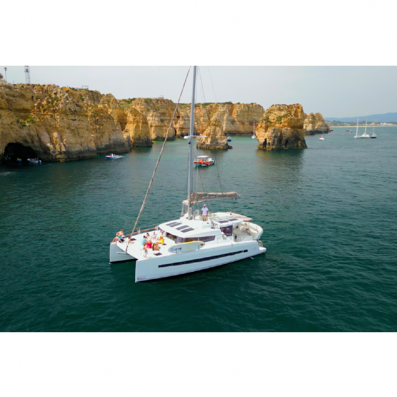 Lagos: Private Catamaran with Drinks and Snacks