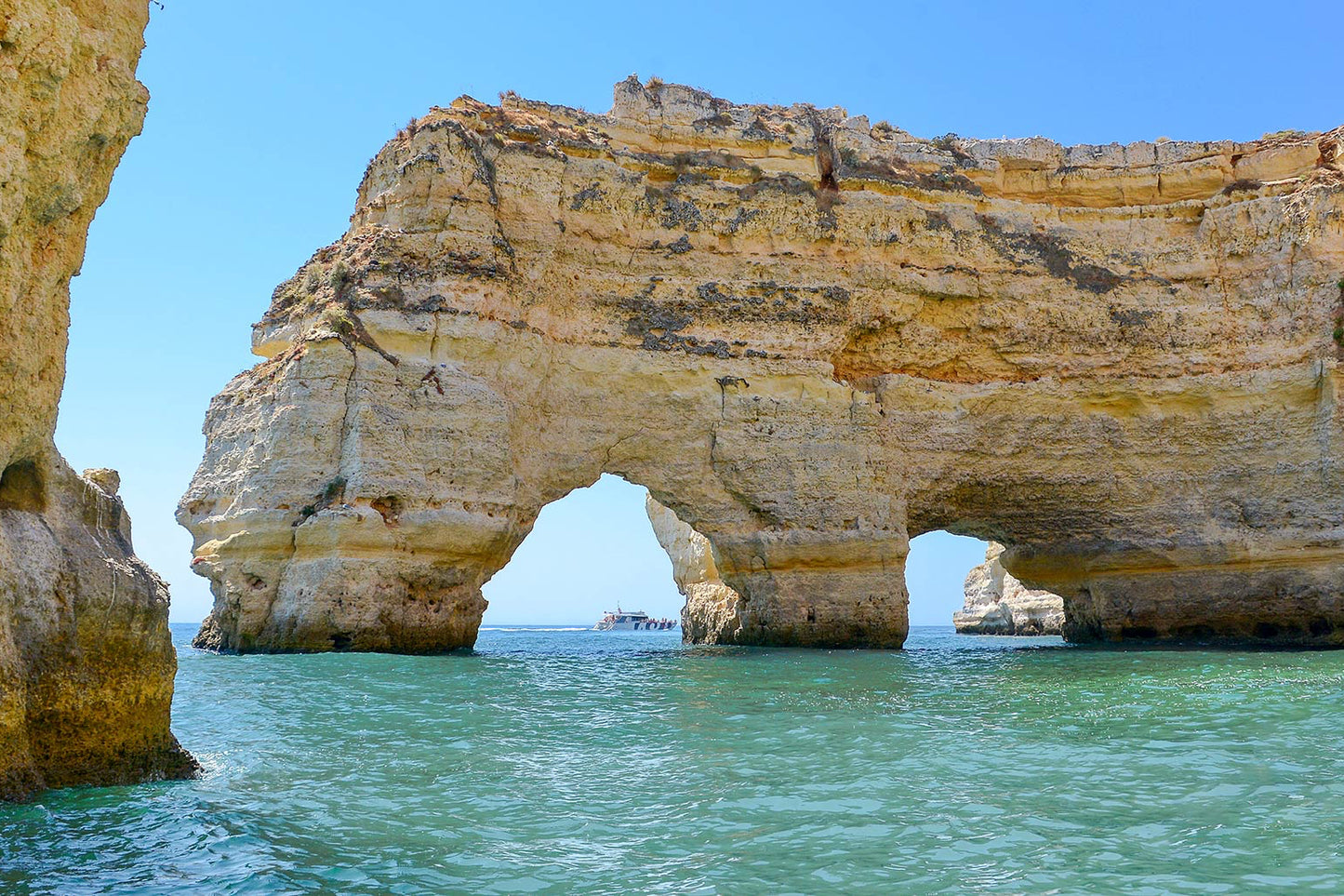 Portimão: Benagil Caves and Coastline Catamaran